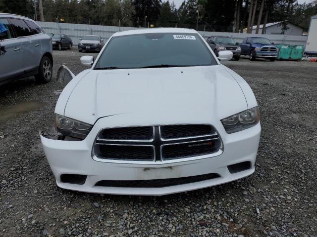 2C3CDXBG7EH108692 - 2014 DODGE CHARGER SE WHITE photo 5