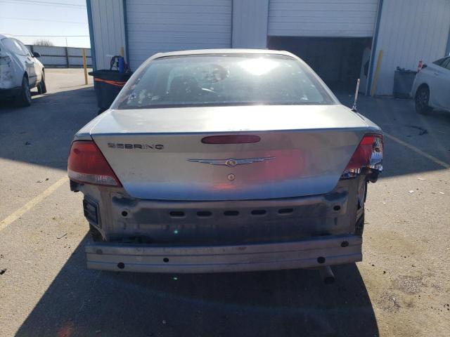 1C3EL46X56N274934 - 2006 CHRYSLER SEBRING GRAY photo 6