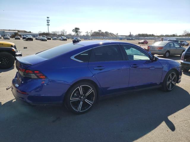 1HGCY2F55PA010162 - 2023 HONDA ACCORD HYBRID SPORT BLUE photo 3