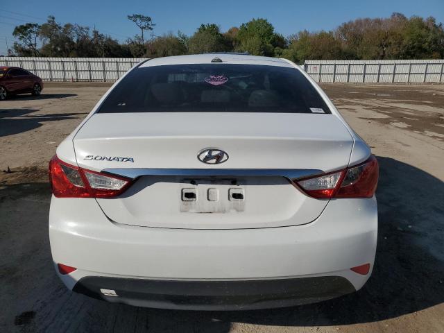 5NPEB4AC3EH935751 - 2014 HYUNDAI SONATA GLS WHITE photo 6