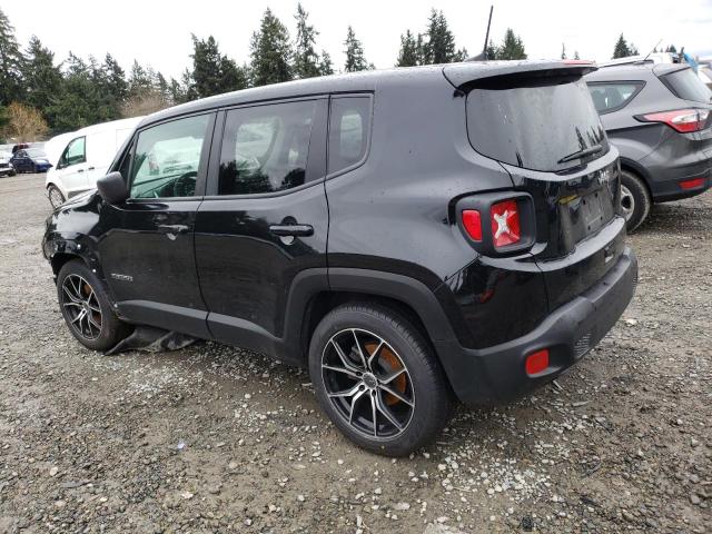 ZACNJAAB3LPL95683 - 2020 JEEP RENEGADE SPORT BLACK photo 2