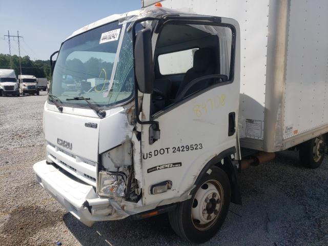 54DC4W1B4CS803337 - 2012 ISUZU NPR HD WHITE photo 9