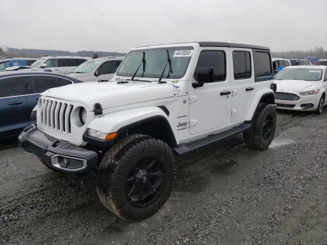 1C4HJXEG3JW206894 - 2018 JEEP WRANGLER U SAHARA WHITE photo 1