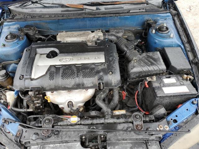 KMHDN46D86U303593 - 2006 HYUNDAI ELANTRA GLS BLUE photo 11