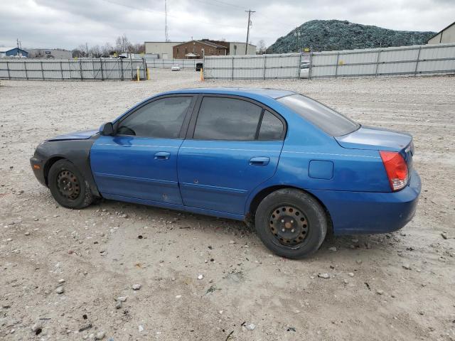 KMHDN46D86U303593 - 2006 HYUNDAI ELANTRA GLS BLUE photo 2