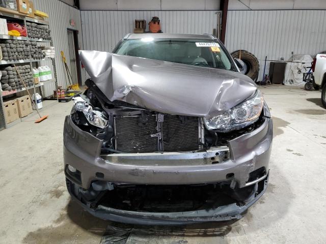 5TDJKRFH7FS217101 - 2015 TOYOTA HIGHLANDER XLE GRAY photo 5