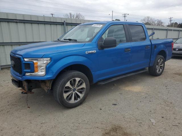 1FTEW1EP3KKD86985 - 2019 FORD F150 SUPERCREW BLUE photo 1