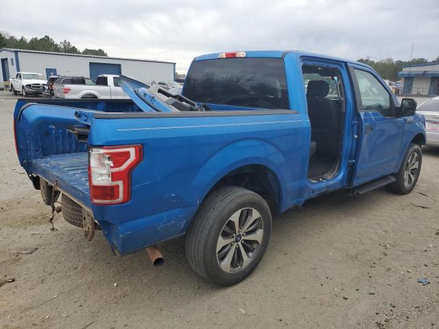 1FTEW1EP3KKD86985 - 2019 FORD F150 SUPERCREW BLUE photo 3