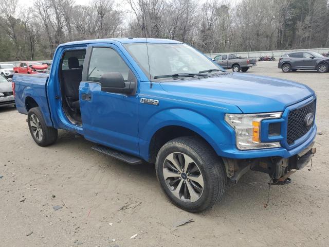 1FTEW1EP3KKD86985 - 2019 FORD F150 SUPERCREW BLUE photo 4