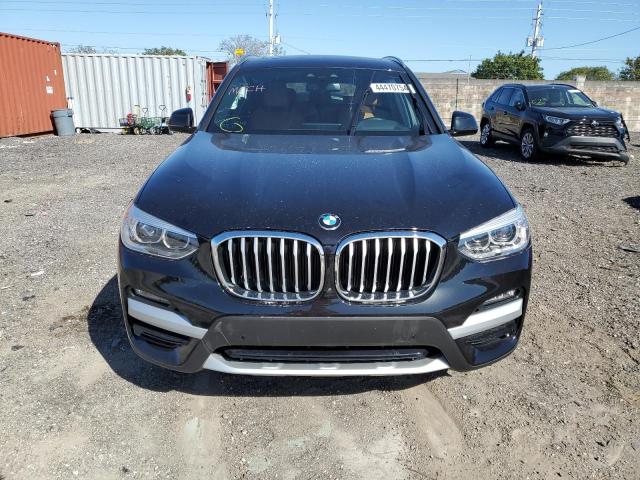 5UXTY3C03M9H28160 - 2021 BMW X3 SDRIVE30I BLACK photo 5