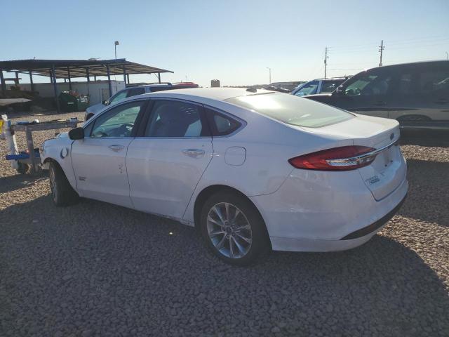 3FA6P0PU0HR306583 - 2017 FORD FUSION SE PHEV WHITE photo 2