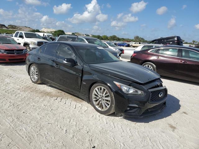 JN1EV7AP0KM514375 - 2019 INFINITI Q50 LUXE BLACK photo 4