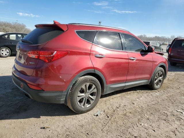 5XYZU3LB4EG232158 - 2014 HYUNDAI SANTA FE S RED photo 3