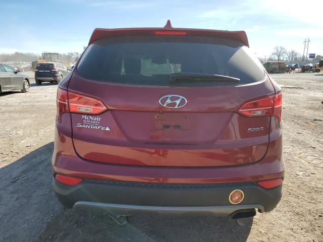 5XYZU3LB4EG232158 - 2014 HYUNDAI SANTA FE S RED photo 6