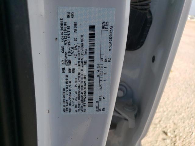 1FT7W2BA6REC21603 - 2024 FORD F250 SUPER DUTY 白色 照片 12