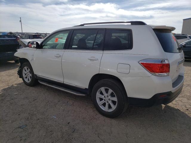5TDZK3EH9DS115975 - 2013 TOYOTA HIGHLANDER BASE أبيض صورة 2