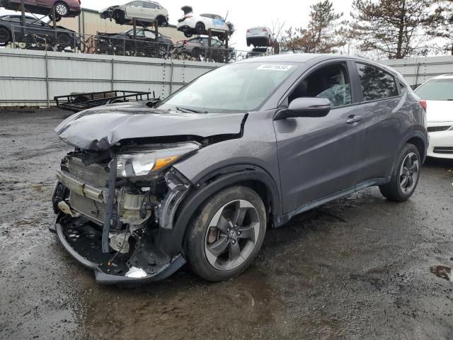 3CZRU6H52JM704322 - 2018 HONDA HR-V EX GRAY photo 1