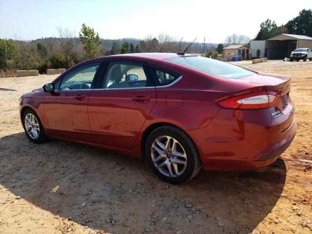 3FA6P0H77FR273796 - 2015 FORD FUSION SE RED photo 2