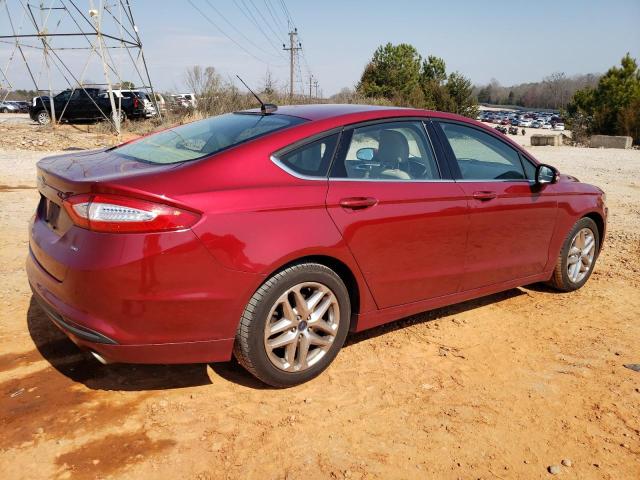 3FA6P0H77FR273796 - 2015 FORD FUSION SE RED photo 3