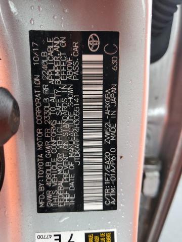 JTDKARFP4H3055141 - 2017 TOYOTA PRIUS PRIM SILVER photo 12