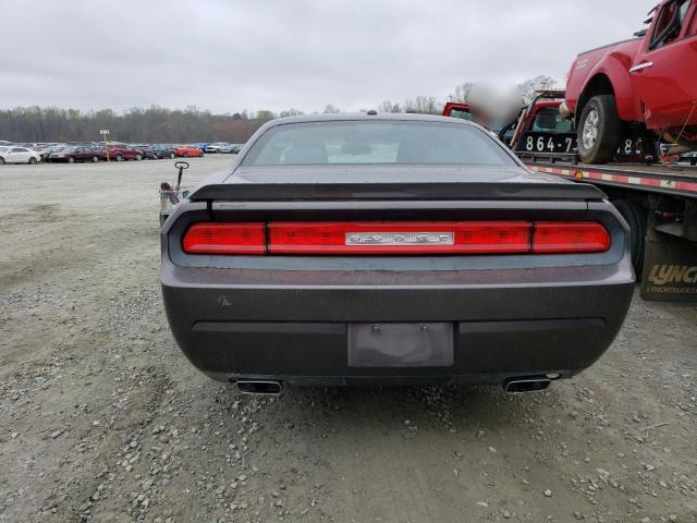 2C3CDYAG3EH306340 - 2014 DODGE CHALLENGER SXT GRAY photo 6