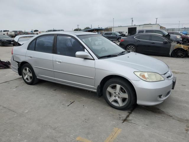 2HGES26734H564079 - 2004 HONDA CIVIC EX SILVER photo 4