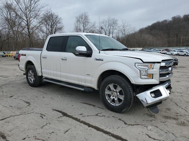 1FTEW1EP9FFA62163 - 2015 FORD F150 SUPERCREW WHITE photo 4