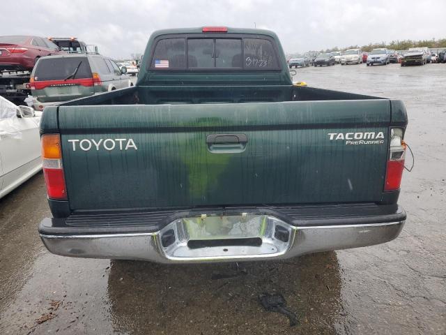 4TASM92N5YZ679115 - 2000 TOYOTA TACOMA XTRACAB PRERUNNER მწვანე ფოტო 6