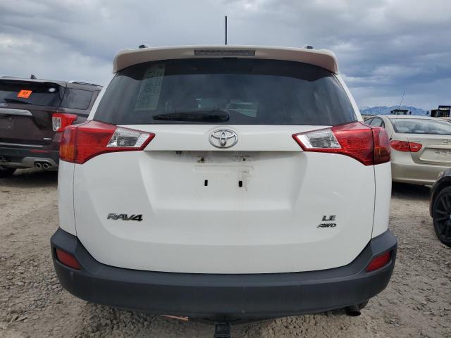 JTMBFREV4FD157497 - 2015 TOYOTA RAV4 LE WHITE photo 6