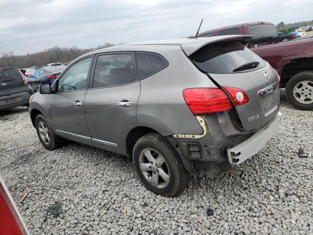 JN8AS5MT8DW532698 - 2013 NISSAN ROGUE S GRAY photo 2