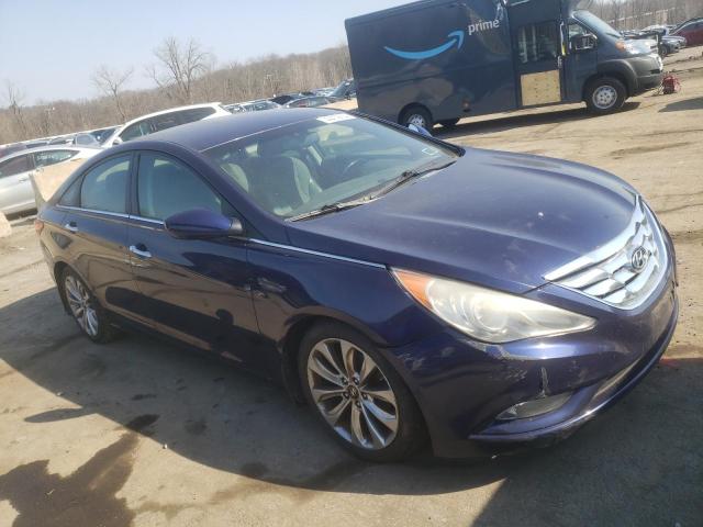 5NPEC4AB5CH442297 - 2012 HYUNDAI SONATA SE BLUE photo 4