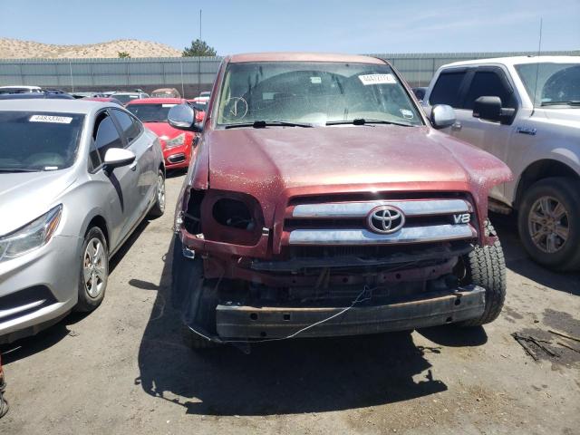 5TBET34165S464473 - 2005 TOYOTA TUNDRA DOUBLE CAB SR5 RED photo 9