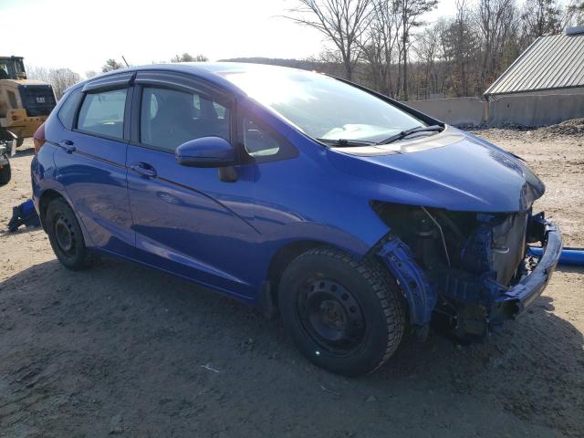 3HGGK5H48KM702419 - 2019 HONDA FIT LX BLUE photo 4