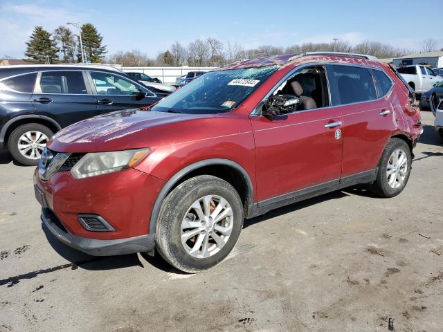 KNMAT2MV4FP532428 - 2015 NISSAN ROGUE S RED photo 1