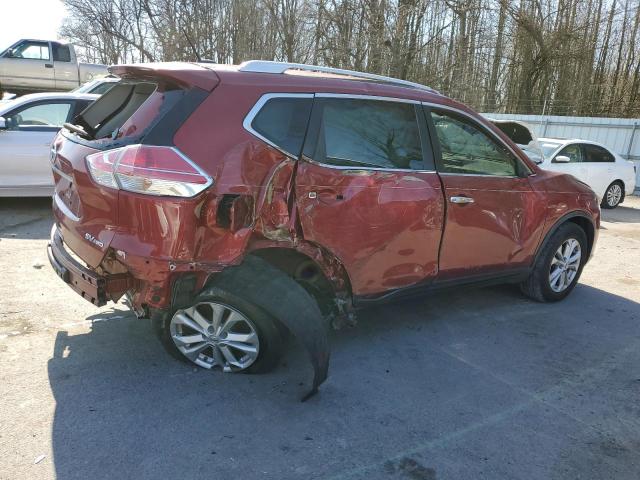 KNMAT2MV4FP532428 - 2015 NISSAN ROGUE S RED photo 3