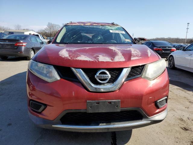 KNMAT2MV4FP532428 - 2015 NISSAN ROGUE S RED photo 5
