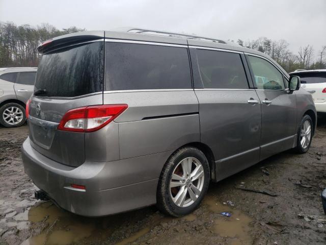 JN8AE2KP5D9067694 - 2013 NISSAN QUEST S GRAY photo 3