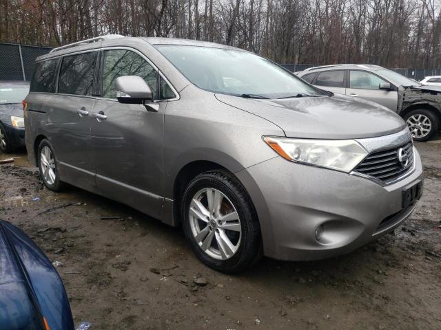 JN8AE2KP5D9067694 - 2013 NISSAN QUEST S GRAY photo 4