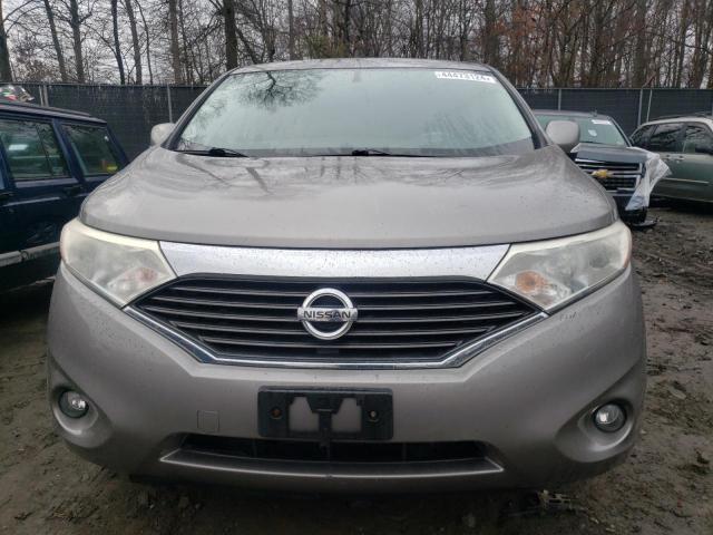 JN8AE2KP5D9067694 - 2013 NISSAN QUEST S GRAY photo 5