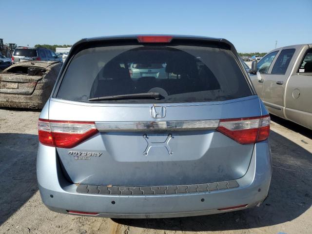 5FNRL5H44BB014796 - 2011 HONDA ODYSSEY EX BLUE photo 6