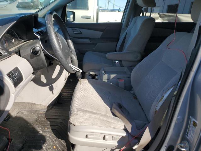 5FNRL5H44BB014796 - 2011 HONDA ODYSSEY EX BLUE photo 7