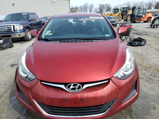 5NPDH4AE1EH528989 - 2014 HYUNDAI ELANTRA SE BURGUNDY photo 5