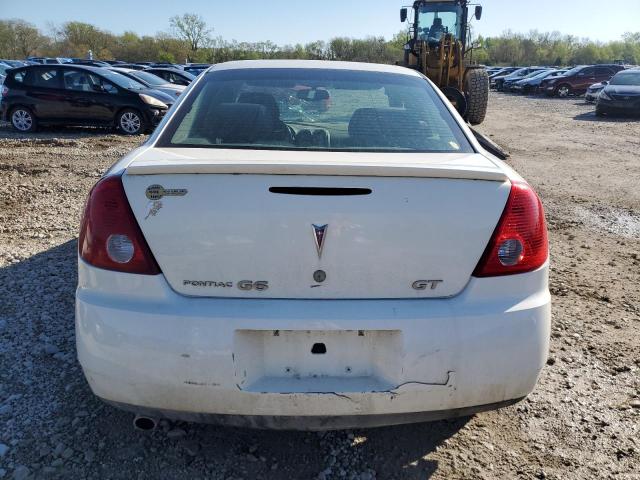 1G2ZH57NX84183494 - 2008 PONTIAC G6 GT WHITE photo 6