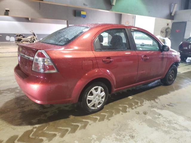 KL1TD5DE0BB257680 - 2011 CHEVROLET AVEO LS RED photo 3