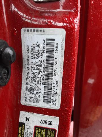 1NXBE40E29Z004629 - 2009 TOYOTA COROLLA XRS RED photo 12