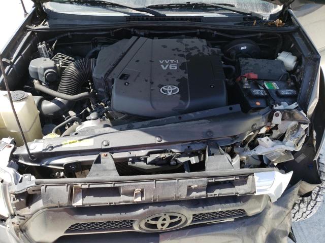 5TFJU4GN5DX033879 - 2013 TOYOTA TACOMA DOUBLE CAB PRERUNNER GRAY photo 11