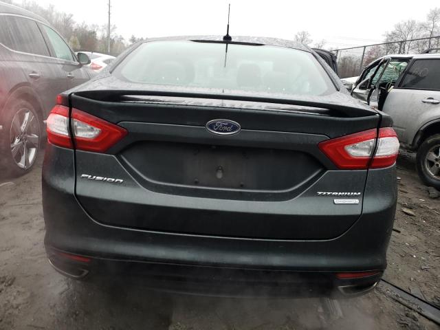 3FA6P0K92FR220224 - 2015 FORD FUSION TITANIUM GRAY photo 6