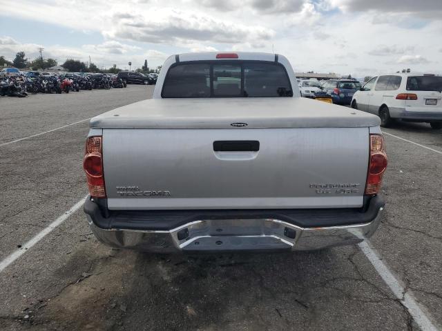 5TEKU72N07Z339544 - 2007 TOYOTA TACOMA DOUBLE CAB PRERUNNER LONG BED SILVER photo 6