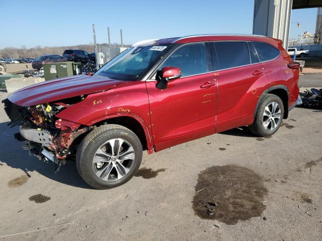 5TDHZRBH3MS534662 - 2021 TOYOTA HIGHLANDER XLE RED photo 1