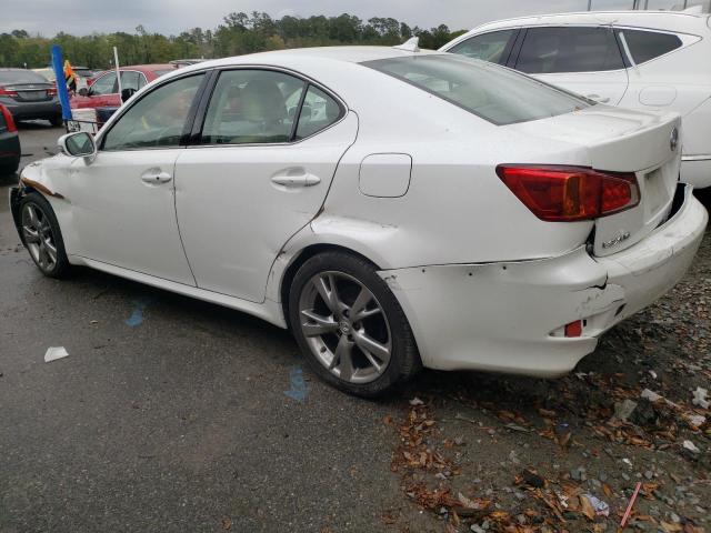 JTHBK262592092052 - 2009 LEXUS IS 250 WHITE photo 2